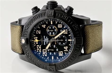 breitling military watch|breitling avenger hurricane 50mm.